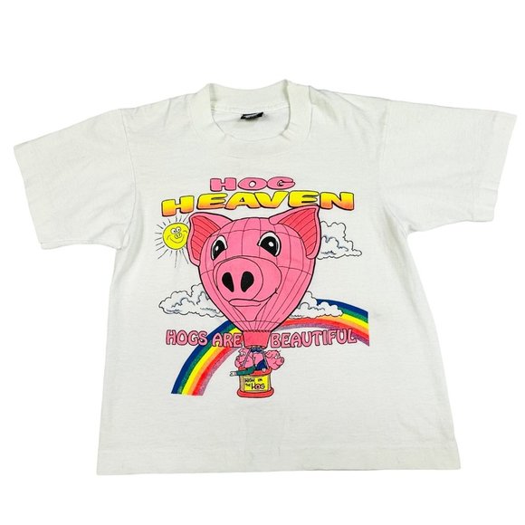 Vintage Screen Stars Kids" Hog Heaven T-Shirt (10/12) - Picture 1 of 6
